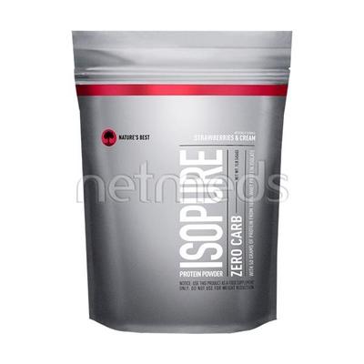 Isopure Zero Carb Powder - Strawberries & Cream 1 lb (N) - Workout Essentials
