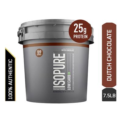 Isopure Low Carb Protein Powder - Dutch Chocolate 7.5 lb 1's - Workout Essentials