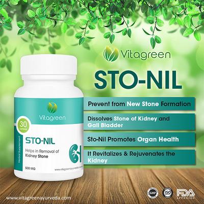 VitaGreen StoNil Capsules 30's - Herbal Dietary Supplement