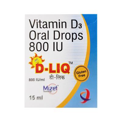 D Liq 800IU Oral Drops 15ml - Supplements-Vit
