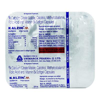 KALZIN M Softgel Capsule 15's - Supplements-Vam