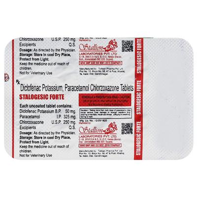 STALOGESIC FORTE Tablet 10's - Muscle Spasm-Mus