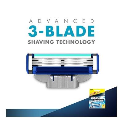 Gillette Mach 3 Cartridges 4's (N) - Razors & Cartridges