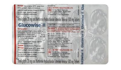 Glucowise M Tablet 10'S - Diabetes-Ant