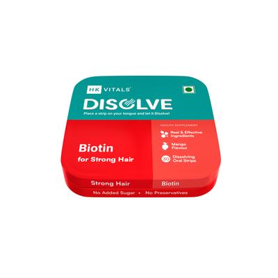 Healthkart HK Vitals Disolve Biotin Strips - Mango 30's - Hair & Skin