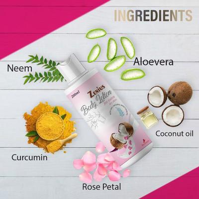 Zenius Body Lotion for Extra Dry Skin 200 ml - Personal Care (Ayush)