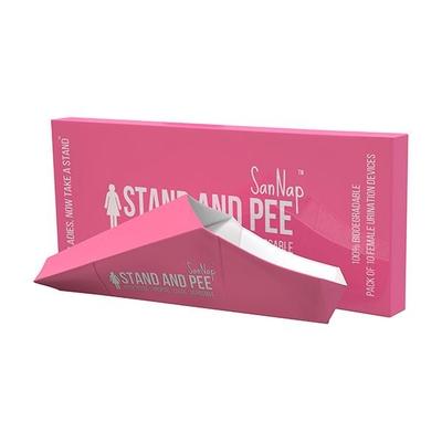 Sannap Stand and Pee Disposable Female Urine Director for Women - 5 Funnels - Intimate Care