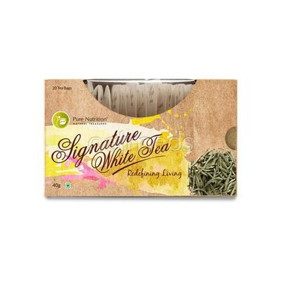 Pure Nutrition Signature White Tea Bags 20's - Teas