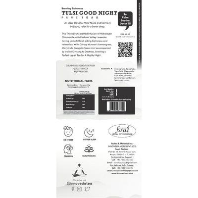 Innoveda Tulsi Good Night Whole tea leaves 100 gm - Teas