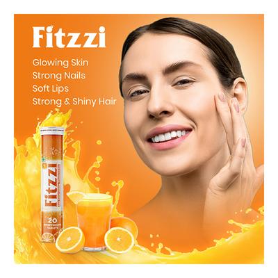 Fitzzi Amla Extract Vitamin-C & Zinc Effervescent Tablet 20's - Vitamin C