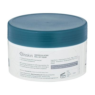 Blisskin Peel Off Mask - Seboregulating (Marine Clay) 100 gm - Masks & Peels