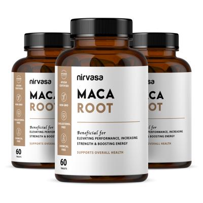 Nirvasa Maca Root Tablet (Pack of 3 x 60's) 1's - General Health