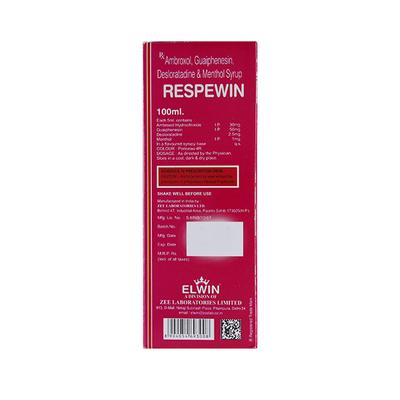 RESPEWIN Syrup 100ml - Cough And Cold-Cou