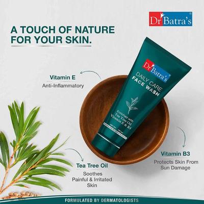 Dr Batra's Moisturizing Face Wash 100 gm + Instant Glow Face Wash 50 gm + Daily Care Face Wash 100 gm - Face Washes