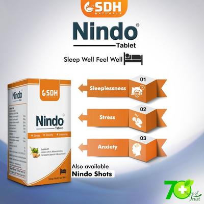 Shree Dhanwantri Herbals Naturals Nindo Tablet 60's - Speciality Medicines