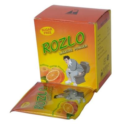 Ayulab Rozlo Laxative Sugar-Free Powder - Orange 10's - Speciality Medicines