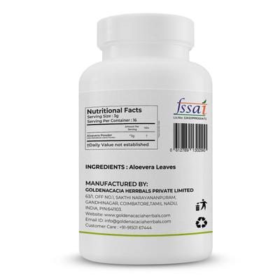 Goldenacacia Herrbals Aloevera Powder 50 gm - Pure Herbs