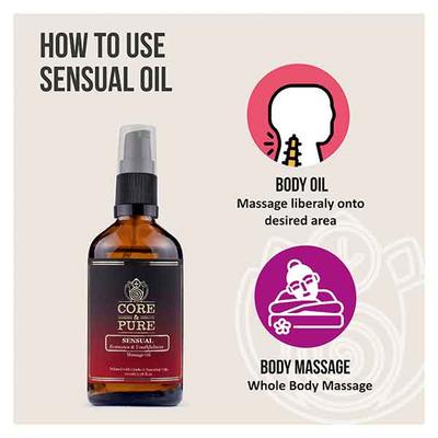 Core & Pure Sensual Body Massage Oil 100 ml - Massage Oils