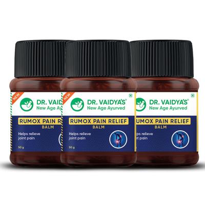 Dr.Vaidya's Rumox Pain Relief Balm (Pack of 3 x 50gm) 1's - Pain Relief (Ayush)