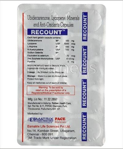 Recount Capsule 10'S - Supplements-Ent