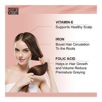 She Need Hair Supplement Capsule 60's - Hair & Skin