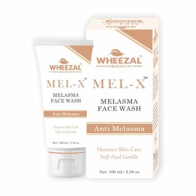 Wheezal Mel X Anti Melasama Face Wash 100 ml - Personal Care(Homeopathy)