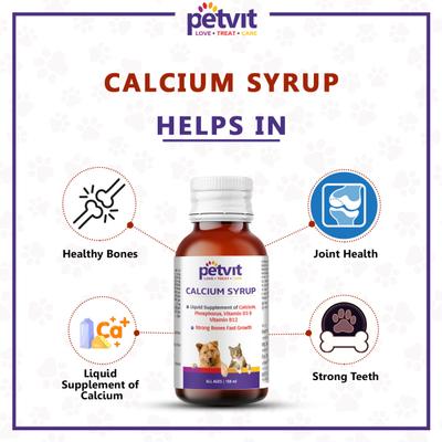 Petvit Calcium Syrup 100 ml - Petfood