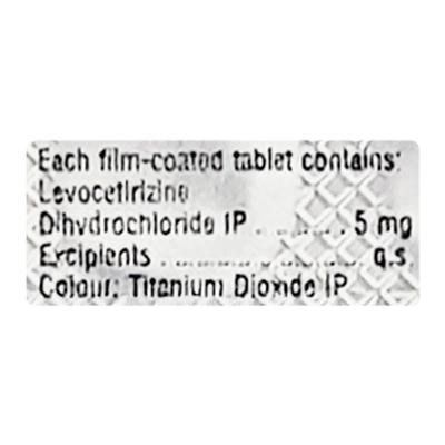 Alzero 5mg Tablet 10'S - Allergies-Ant