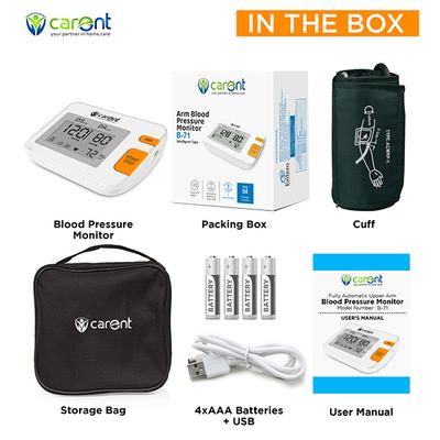 Carent Arm Blood Pressure Monitor (B71) - Blood Glucose Monitors/Strips