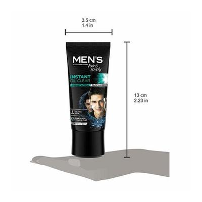 Fair & Lovely Men's Instant Oil Clear Magnet Action Face wash 50 gm - Face Wash & Cleansers