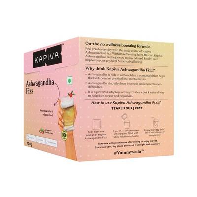 Kapiva Ashwagandha Fizz Effervescent Powder 100 gm - Ashwagandha