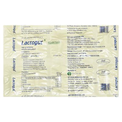 Lactogut Capsule 10'S - Diarrhoea-Ant