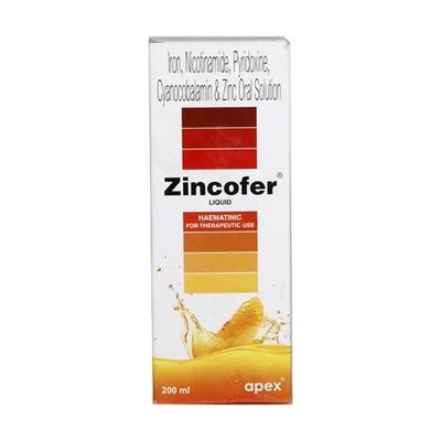Zincofer Liquid 200ml - Iron Supplement/Anaemia-Vma