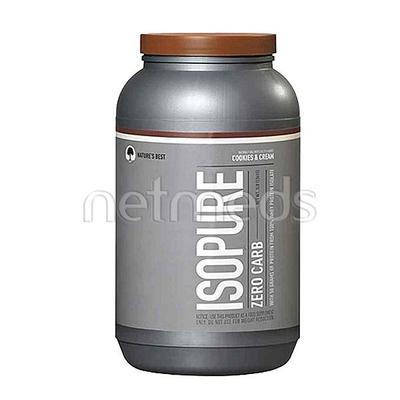 Isopure Zero Carb Powder - Cookies & Cream 3 lb - Workout Essentials