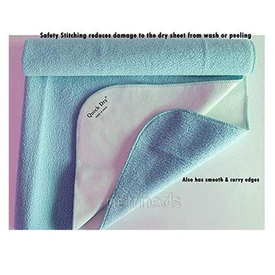 Quick Dry Baby Bed Protector - Over Locked Stitched (S) - Baby Bedding