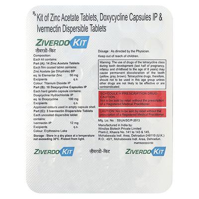 ZIVERDO Kit 1's - Bacterial Infections-Tet