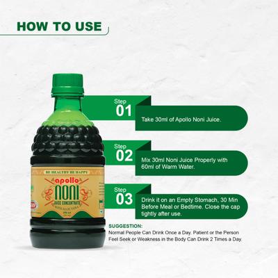 Apollo Noni Juice Concentrate - Aloevera 450 ml - Ayurvedic Juices