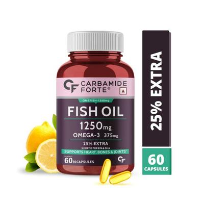 CF Omefish 1250 mg Fish Oil Softgel Capsule 60's - Omega Fish Oil Fatty Acids