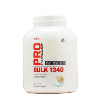 GNC Pro Performance Bulk 1340 Powder - Vanilla Flavour 7.14 lb - Workout Essentials