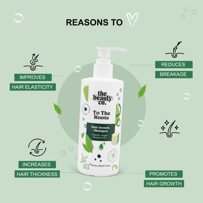 The Beauty Co. To The Roots Hair Growth Shampoo 300 ml - Shampoos