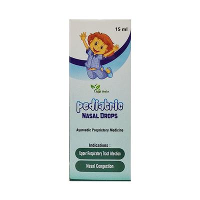 Sage Vedic's Pediatric Nasal Drops 15 ml - Cough & Cold (Ayush)