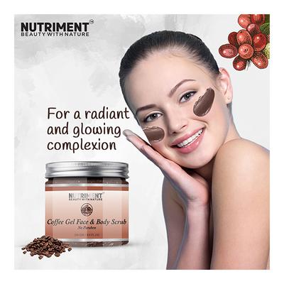 Nutriment Face Gel & Body Scrub - Coffee 250 gm - Face Scrubs