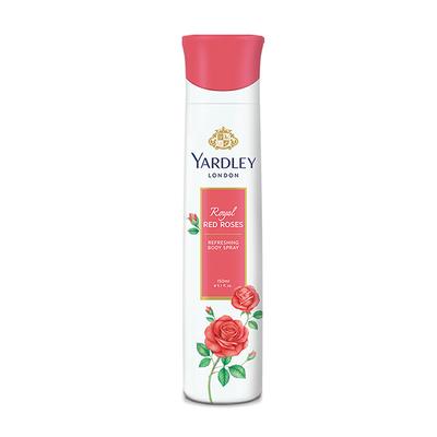 Yardley London Refreshing Body Spray - Royal Red Roses 150 ml - Women Deodorants/Roll-Ons