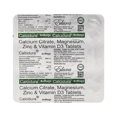 CALCIDURA Tablet 15's - Supplements-Cal