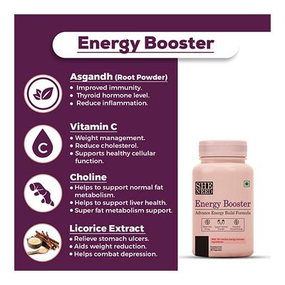 She Need Energy Booster Capsule 60's - Energy Drinks