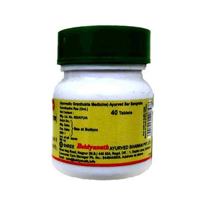 Baidyanath Kamdudha Ras Tablet 40's - Speciality Medicines