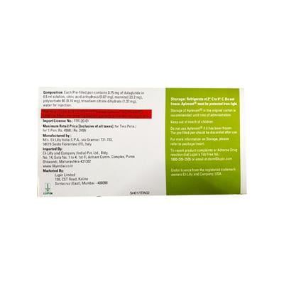 Aplevant 0.75Mg Prefilled Pen 0.5ml - Diabetes-Ant