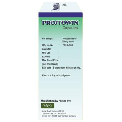 Bal Vedics Prostowin Capsule (3 X 10's) - Health Products