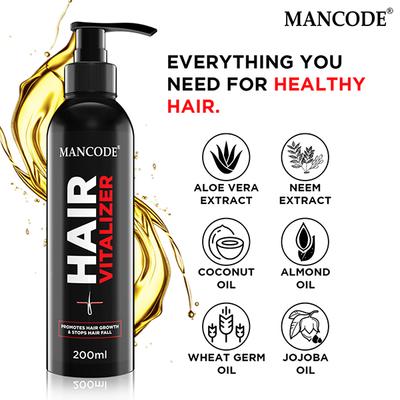 MANCODE Hair Vitalizer 200 ml - Hair Treatment