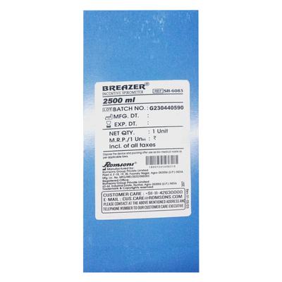 Romsons Breazer 2500 Incentive spirometer Exerciser (SH-6083) 1's - Resuscitator